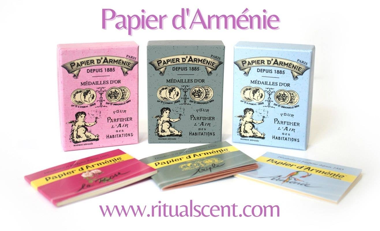 Ritual Scent - Wholesale Incense - Papier d'Armenie "ARMÉNIE" Incense Paper Francis Kurkdjian12