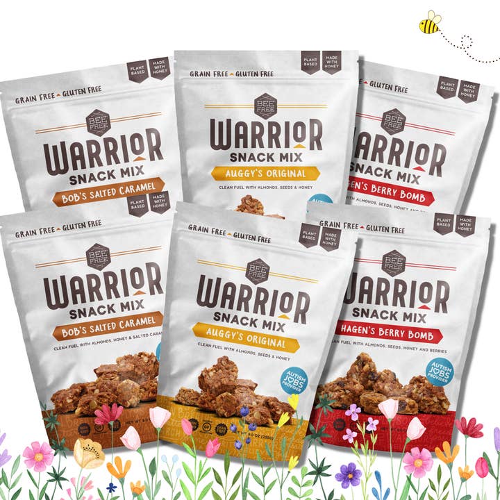 🌸 Spring Refresh Box – Warrior Snack Mix Variety for wholesale by BeeFree LLC.