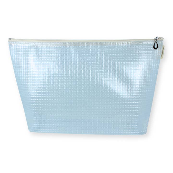 Dana Herbert – wholesale Make-up/cosmetic bag – Grid Vinyl Makeup Bag Extra Large2