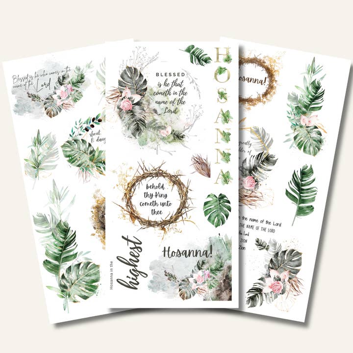 Hosanna | Rub On Transfer | Bible  | Decals For Crafts and other Purchase Wholesale rub on furniture transfers. Free Returns & Net 60 Terms on Faire trending on Faire.
