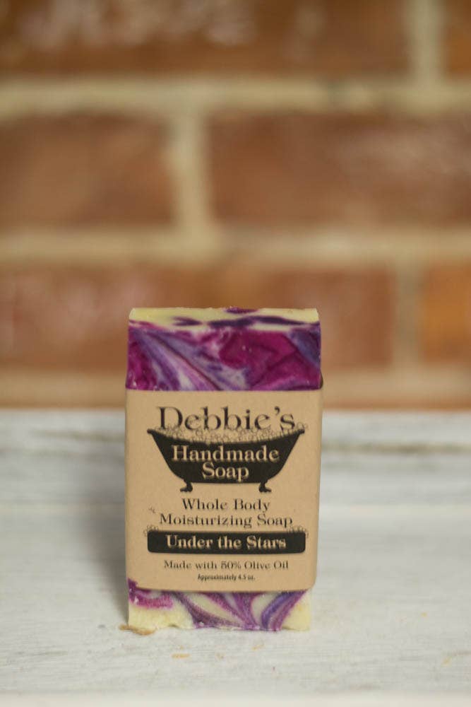 Debbie's Handmade Soap - Wholesale Bar Soap - Under the Stars, Handmade Soap, 50% Olive Oil1
