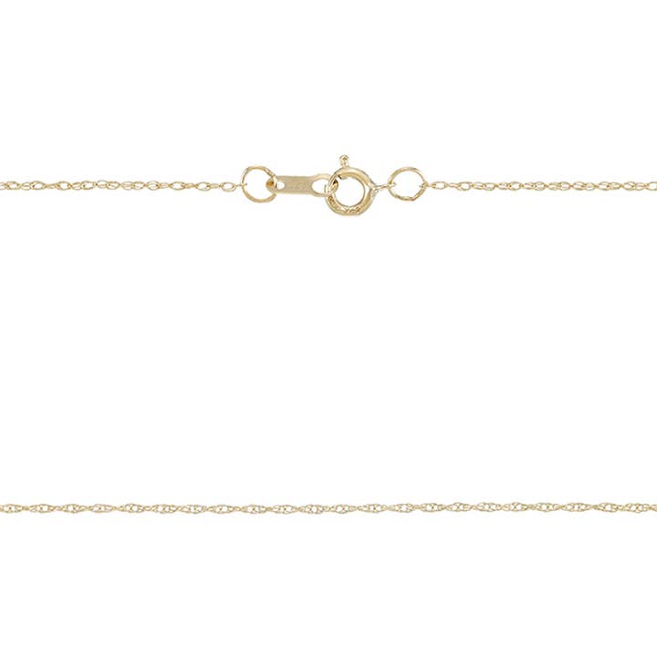 Corda Corda 18" com Anel Mola - Ouro 14 Karat por atacado de Kamal