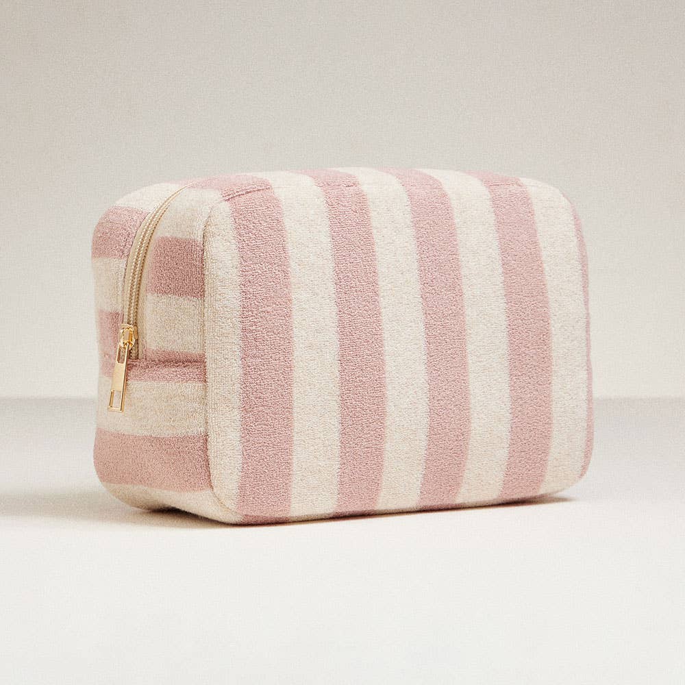 Sensibling Corp. - Wholesale Makeup/Cosmetic Bag - Striped Pattern Cosmetic Pouch Bag8
