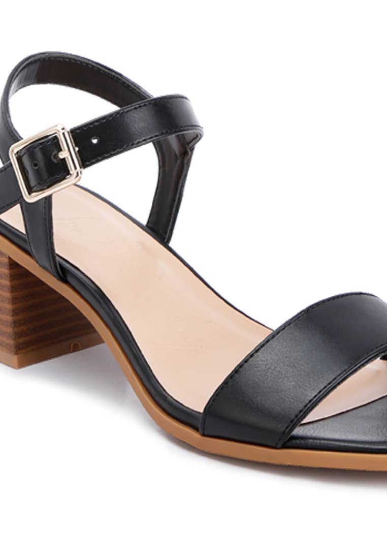 Rag Company - Wholesale Low Heels - Women's - Varya Stacked Heel Sandals1