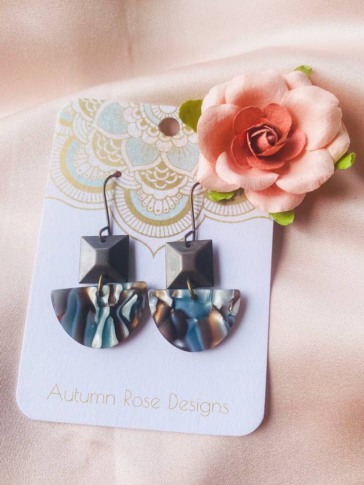 Modern Acrylic Earrings 2 for wholesale by Autumn Rose Designs