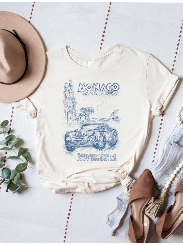 PINK NABI - Wholesale Screen Printed T-Shirt - Women's - Monaco avril 19344