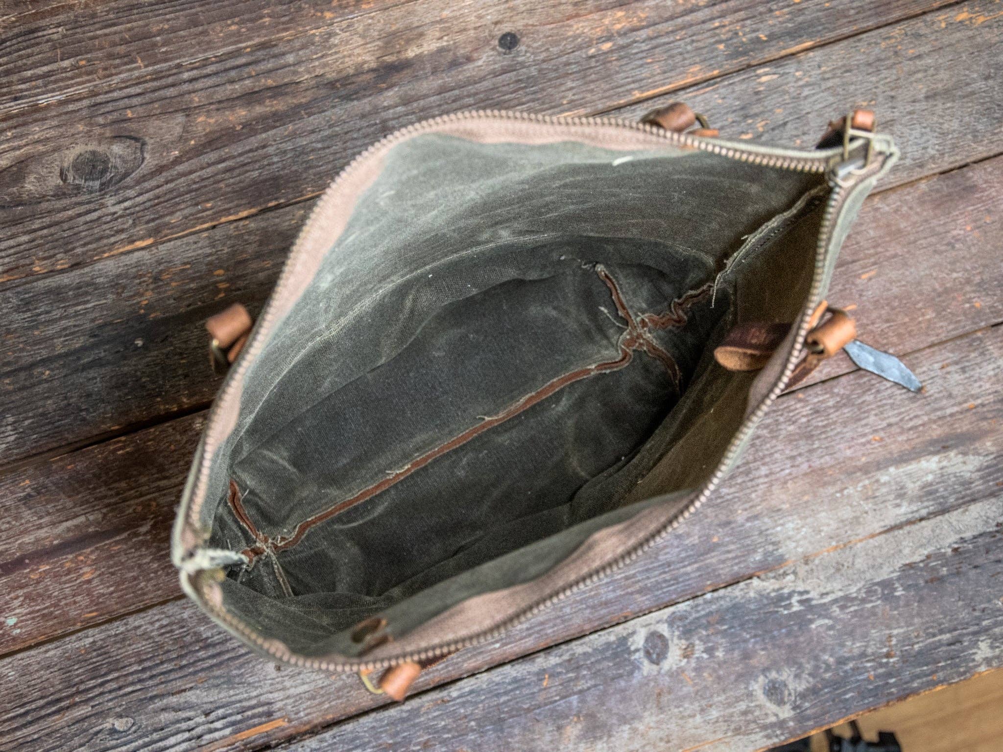 In Blue Handmade - Wholesale Tote Bag - Women's - Essential Waxed Canvas and Leather Tote with Options14