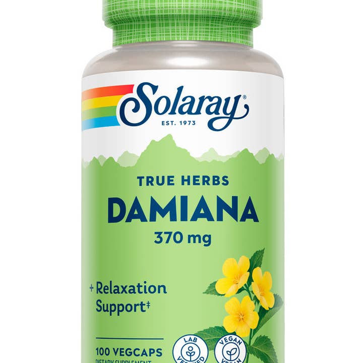 Solaray - Wholesale Oral Supplement/Vitamin - Damiana Leaf 370mg