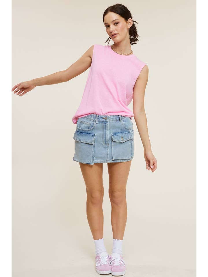 Mimosa - Wholesale Tank Top - Women's - Round Neck Sleeveless Muscle Tank8