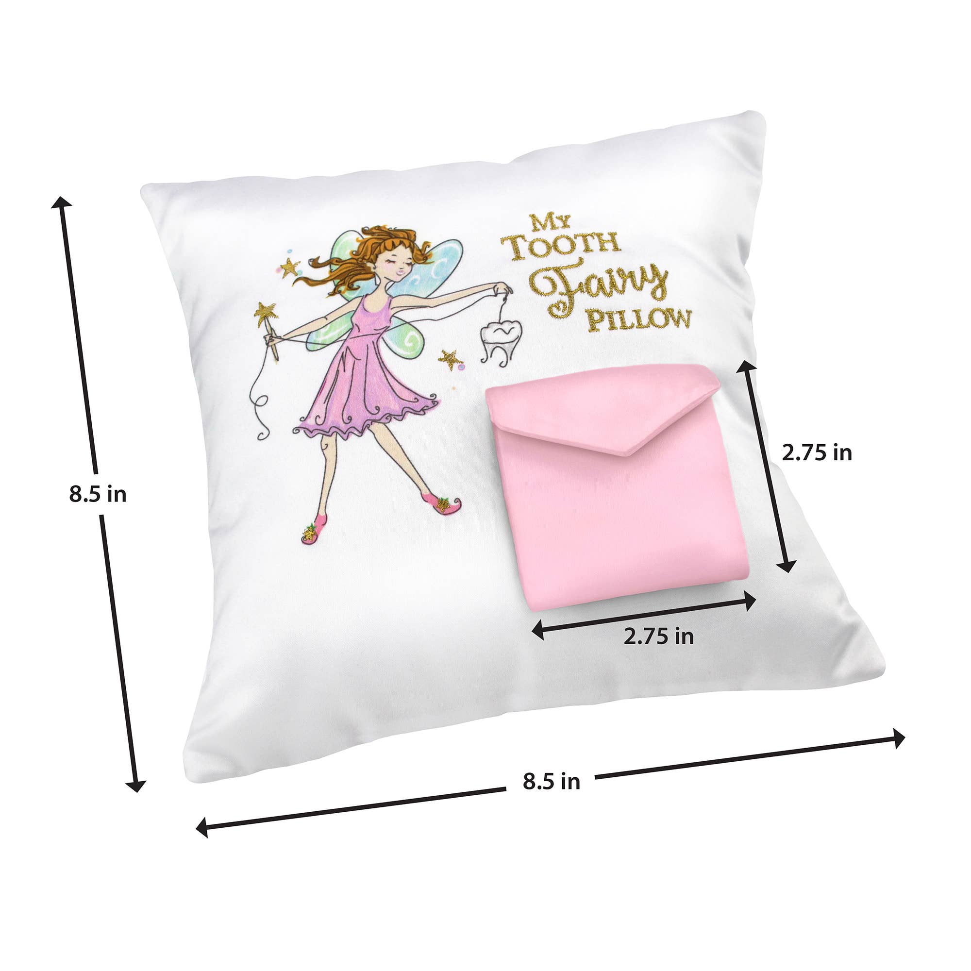Lillian Rose - Wholesale Toothfairy Pillow - Kids - Lillian Rose Tooth Fairy Pillow with Money Pocket1