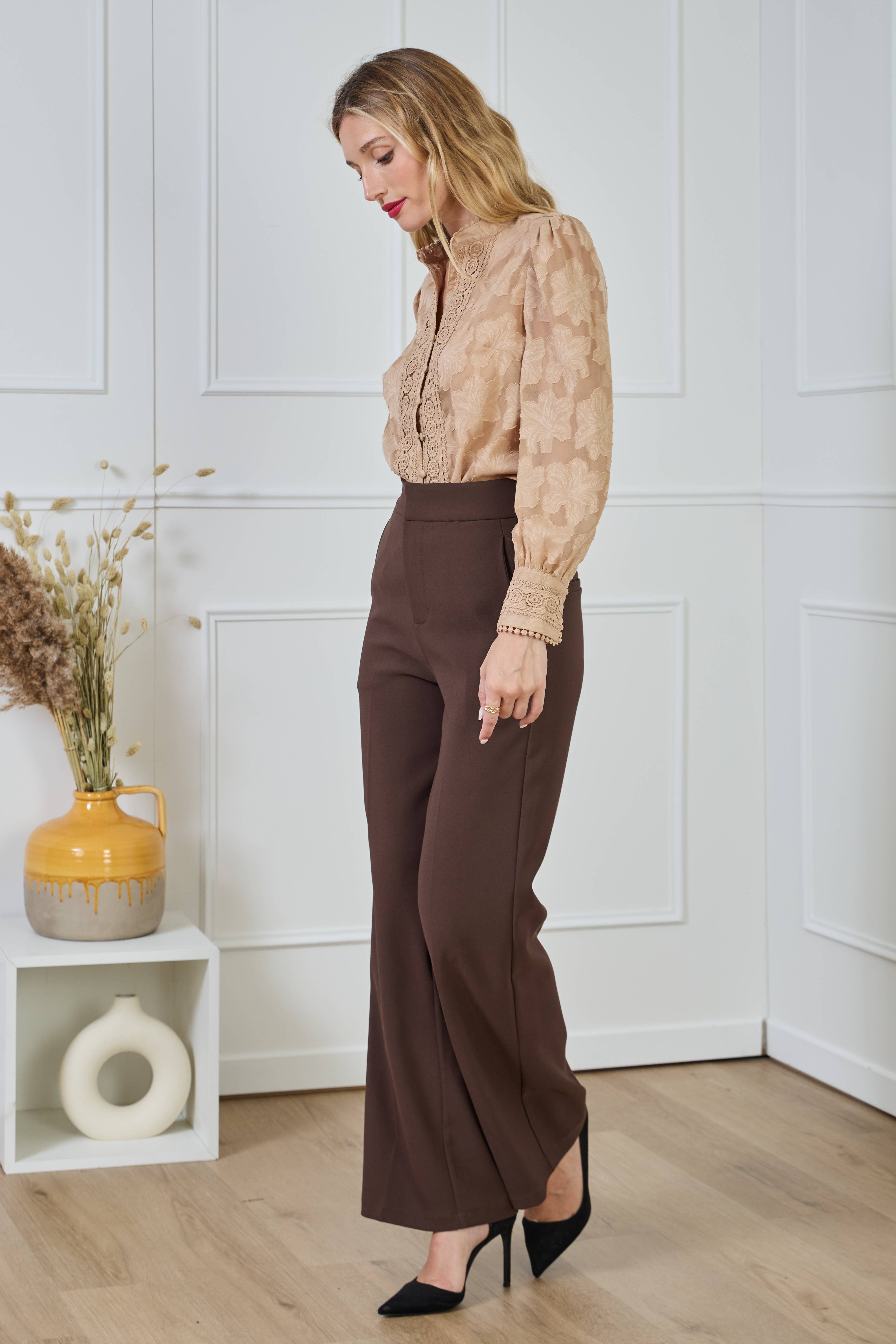 LULUMARY – Camisa - Mulher por atacado – Camisa com estampa CH3671