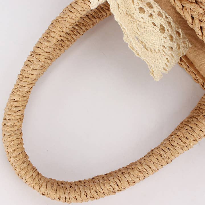 ACCITY - Wholesale Beach Bag - SOLID COLOR CASUAL PAPER ROPE HAND-WOVEN BAG_CWAB4704