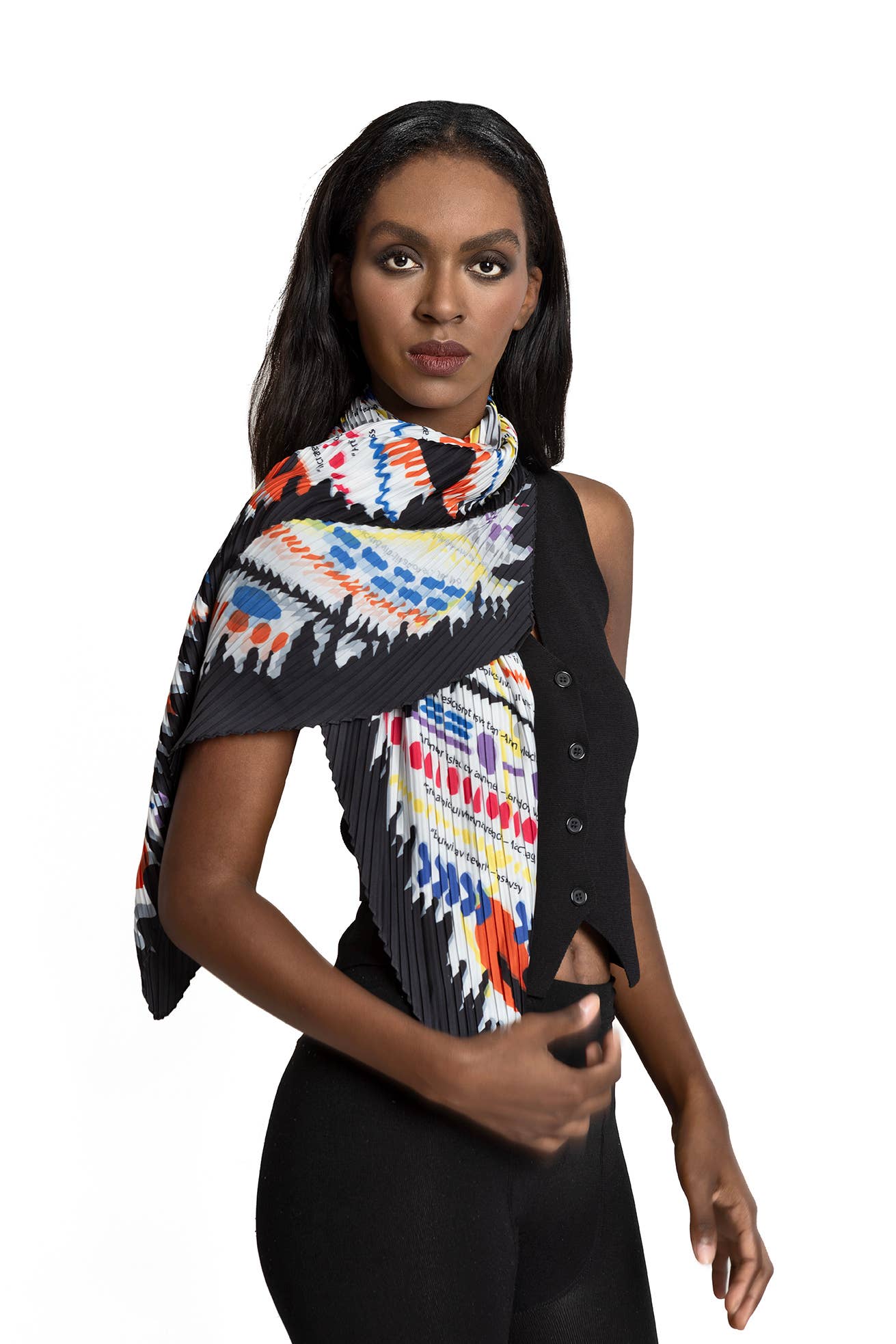 Alexandra Tsoukala - Wholesale Scarf - Women's - Foulard Foul-Art1