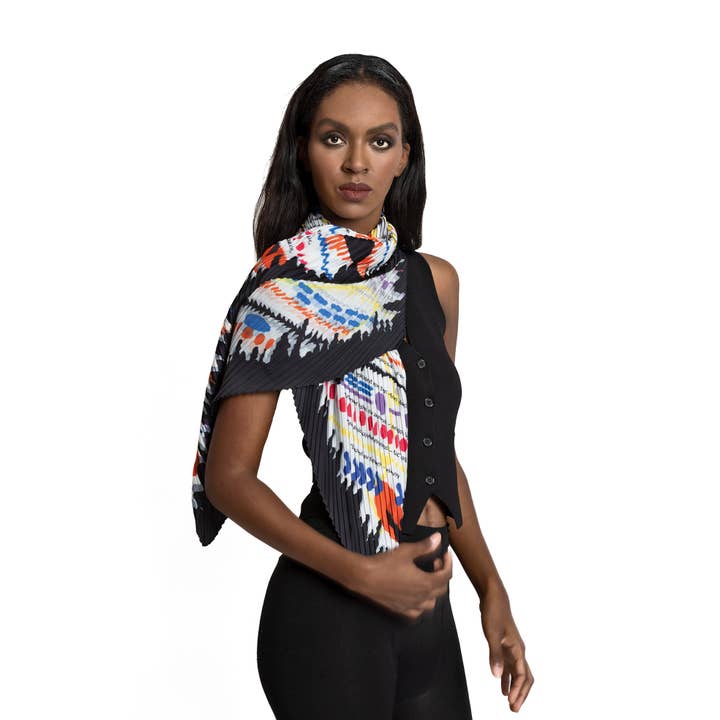 Alexandra Tsoukala - Wholesale Scarf - Women's - Foulard Foul-Art1