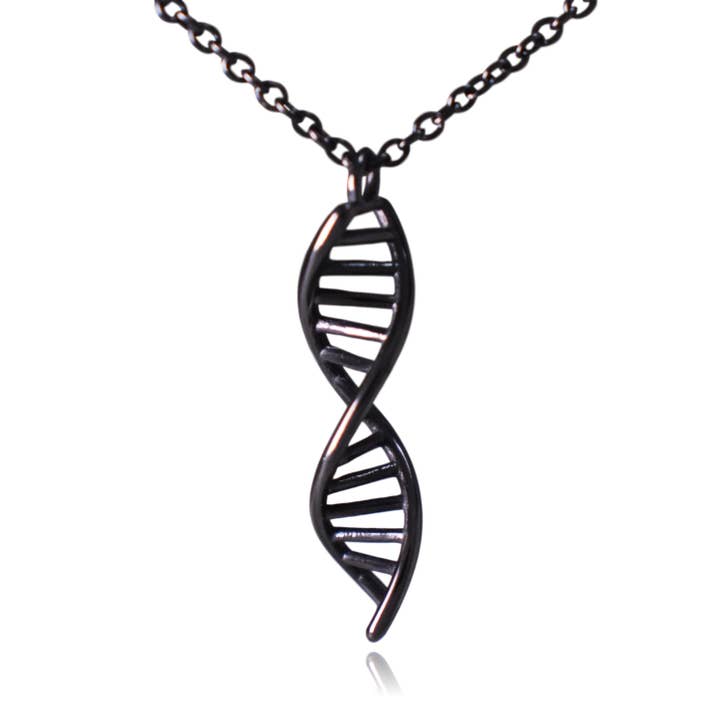 Clayton Jewelry Labs - Vente Colliers à pendentif - Collier en acier inoxydable DNA Double Helix Science1