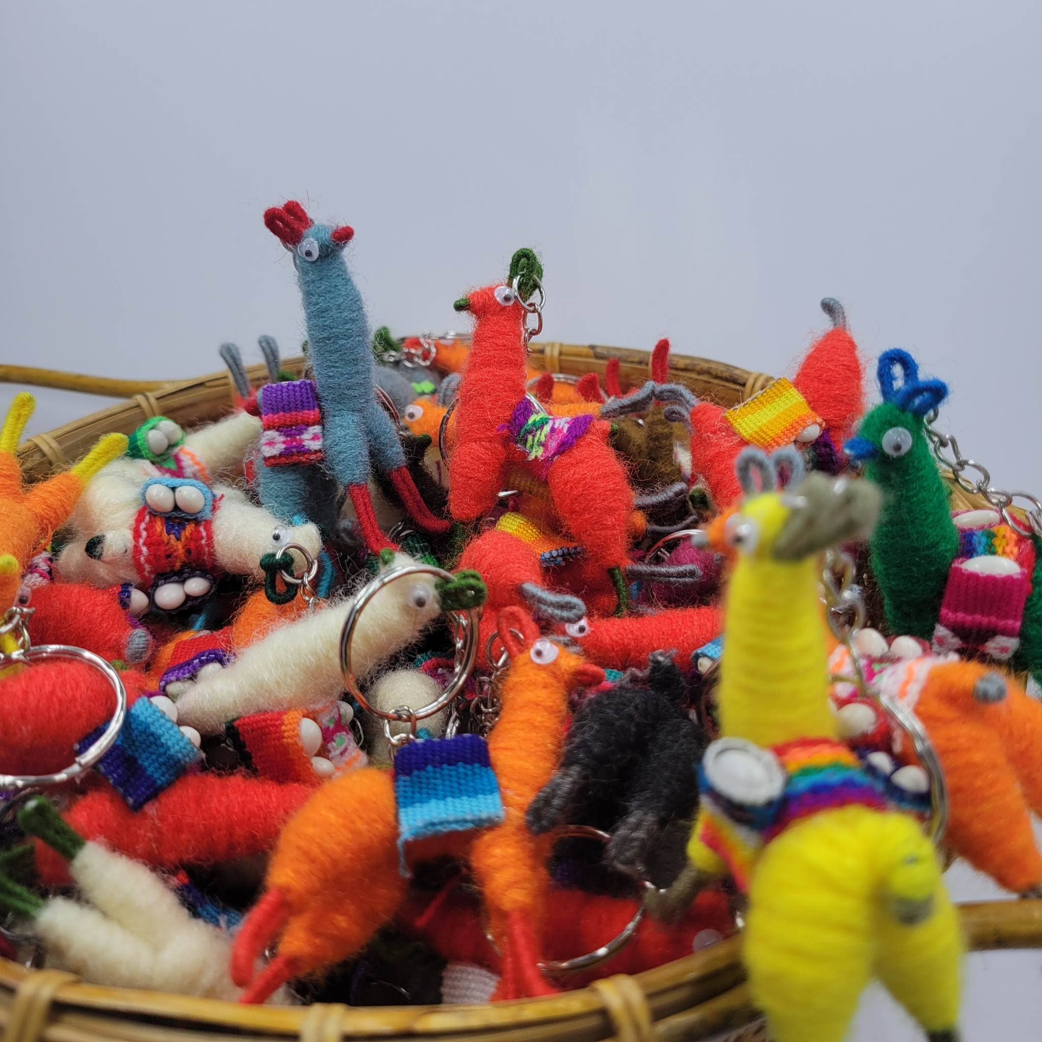 My Momotaro - Wholesale Keychain - Unisex - Llama keychain handmade in Peru, Llama Alpaca Keychain4