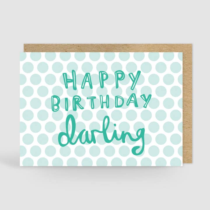 Grattis på födelsedagen älskling kort för wholesale av Jane Katherine Houghton Designs