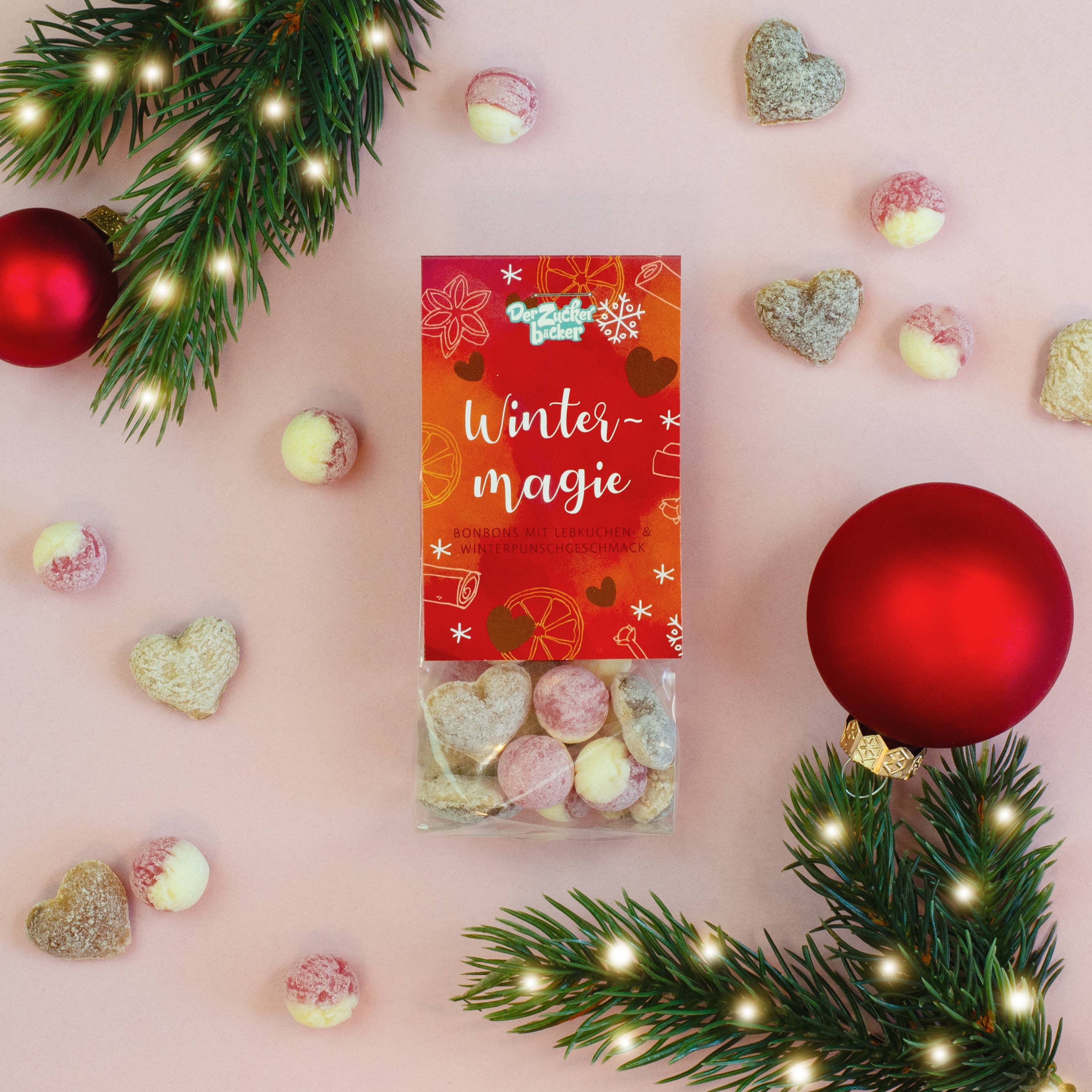Der Zuckerbäcker - Wholesale Gummy - Winter Magic Treat Bag Gingerbread & Punch Candy Mix2