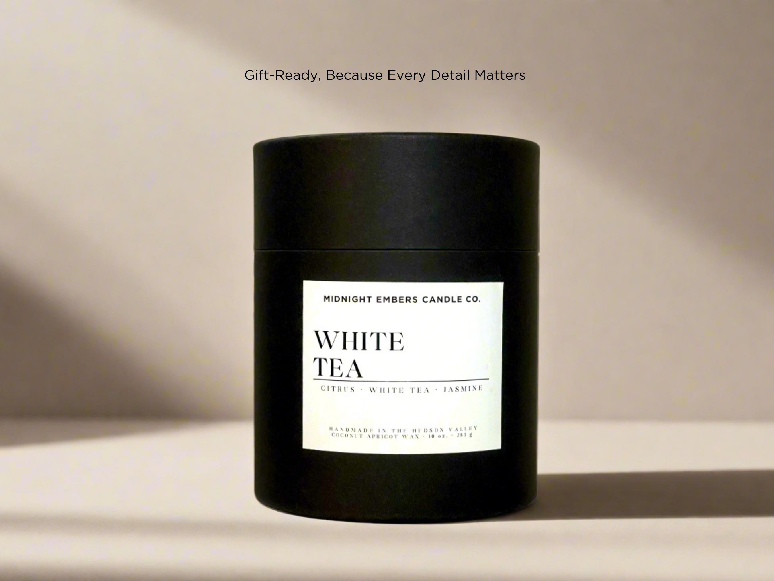 Midnight Embers Candle Co. - Wholesale Jar/Filled Candle - Ginger + Spice 8 oz. | Fall Themed Cozy Candles2