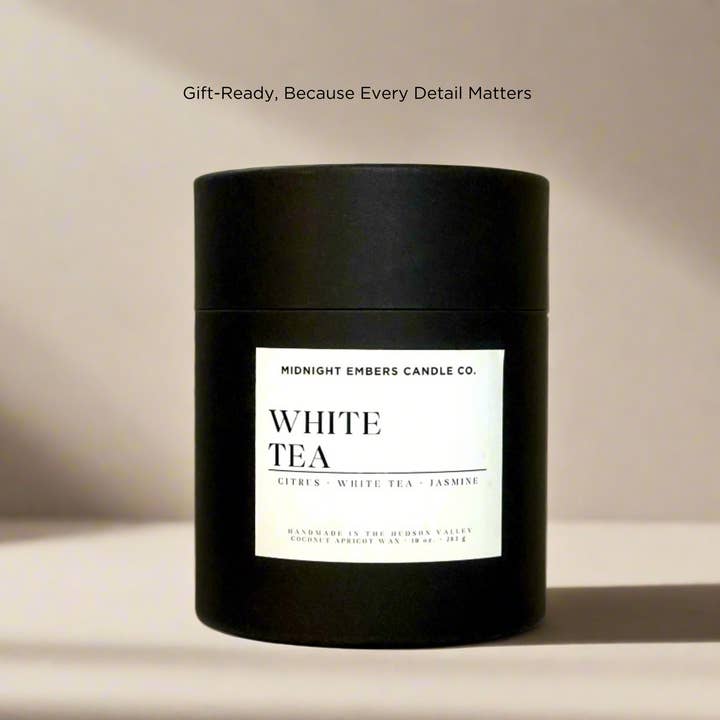 Midnight Embers Candle Co. - Wholesale Jar/Filled Candle - Headless Horseman | 10 oz. Matte Black Candle3