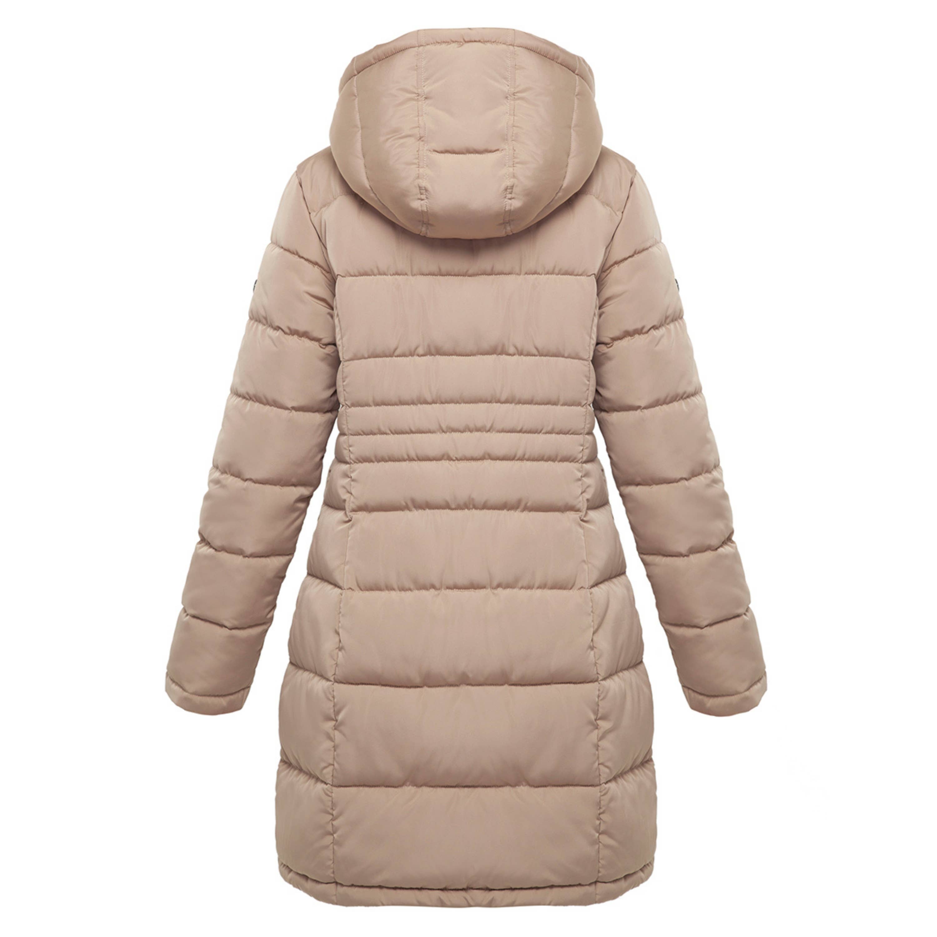 Rokka & Rolla - Wholesale Coat - Women's - Women's Heavy Long Winter Coat Parka Jacket45