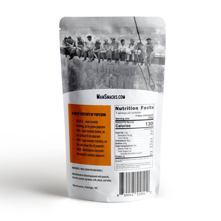 ManSnacks - Wholesale Popcorn Kernels - Kernels of Knowledge