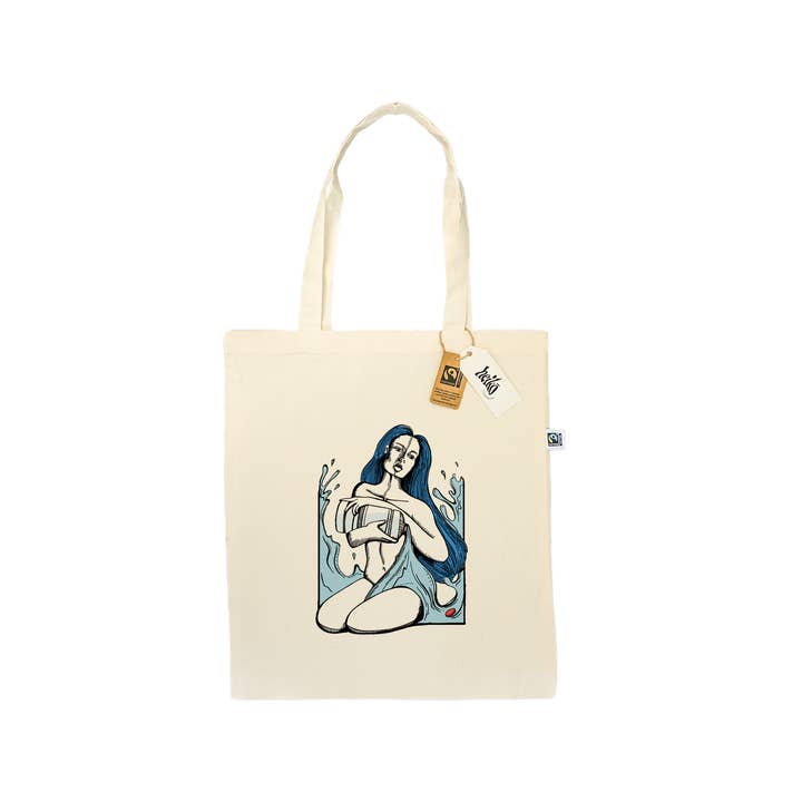 Heiko Clothing – wholesale Tote bag – Women's – Organic Cotton 'Aquarius' Tote Bag2