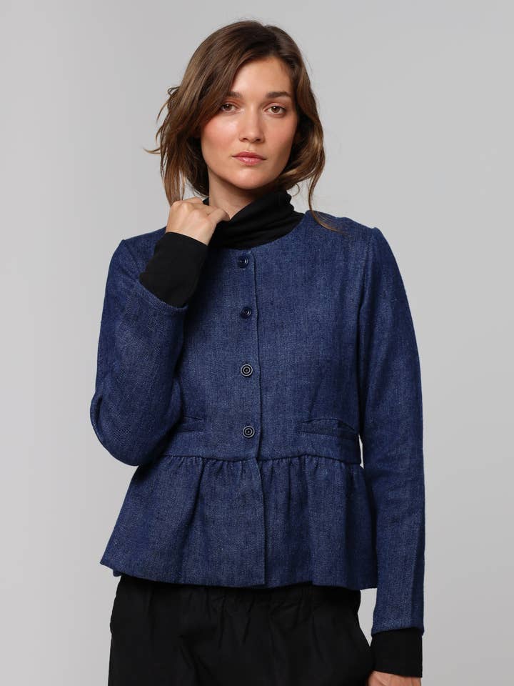 Juana - Wholesale Jacket – Women's - Denim Atelier Peplum Jacket4