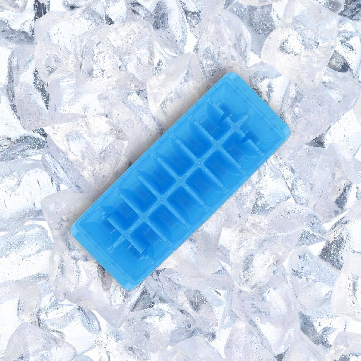Zenker - Wholesale Ice Tray/Mold - Set of 3 blue ice cube trays with 16 cubes Fackelmann1