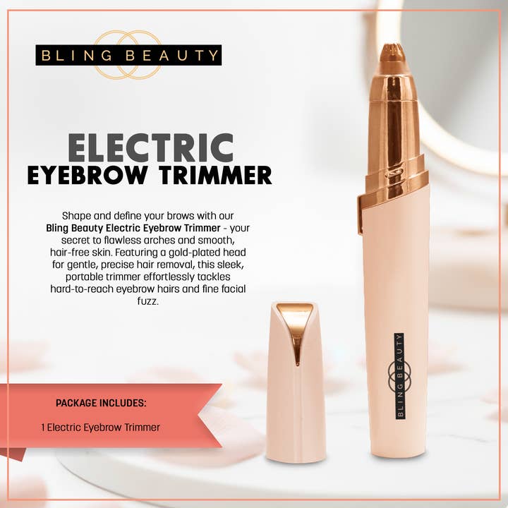 Bling Beauty - Venta al por mayor Maquinilla para cejas - Recortadora de Cejas Eléctrica Bling Beauty - Afeitadora de Vello Fino3