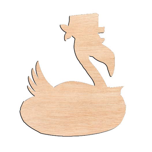 Flamingo - Raw Wood Cutout for wholesale by Ortmann Woodcraft