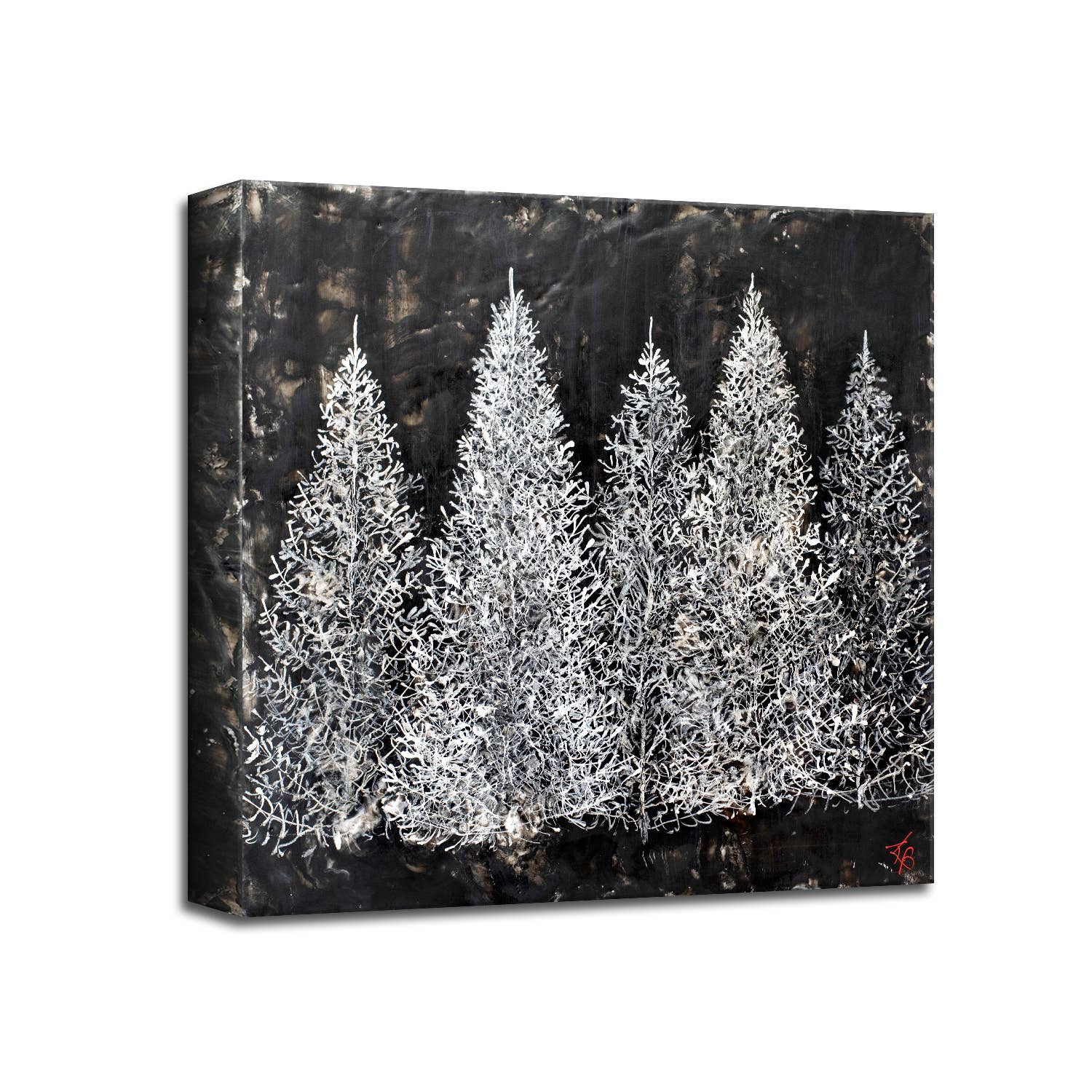 Blanc antique Monoscape XIII Tableau mural sur toile enveloppée par Karen Biery en vente sur Faire0