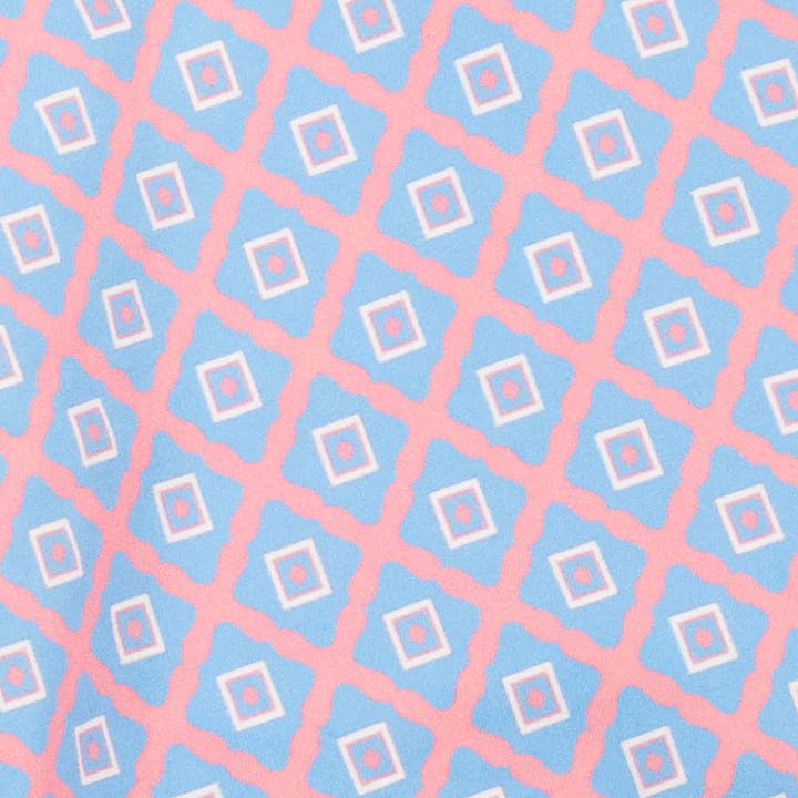 Let's Get This Thread - Wholesale Swim Shorts - Kids - Kid's Diamond Pattern Mesh Swim Trunk - Coral2