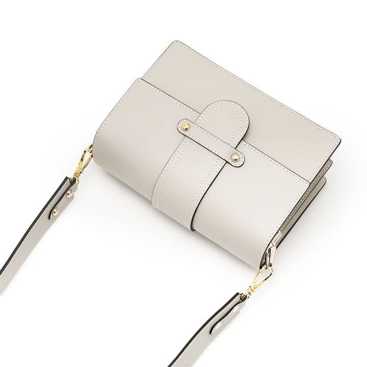 Leather bag"Atri", Beige for wholesale on Faire1