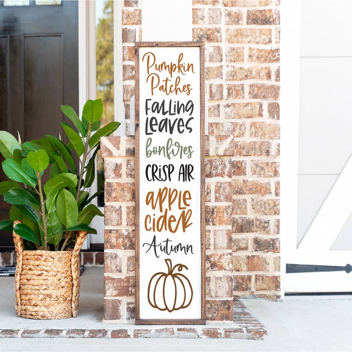 Willie & Dolly Designs - Wholesale Sign - Fall Porch Sign