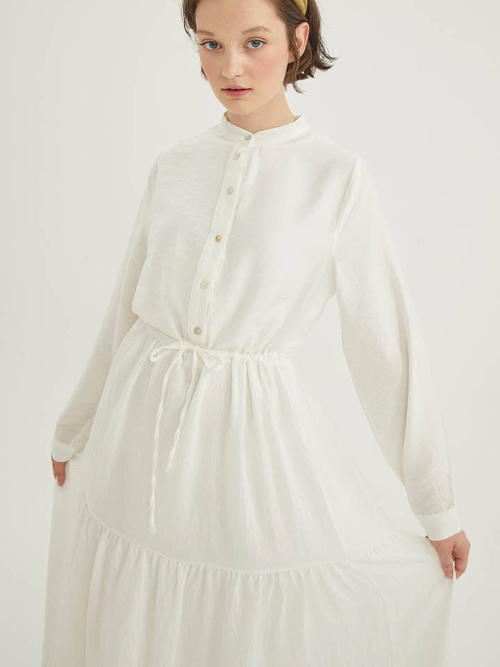 Fly dress white 🌿 for wholesale by SAARADE