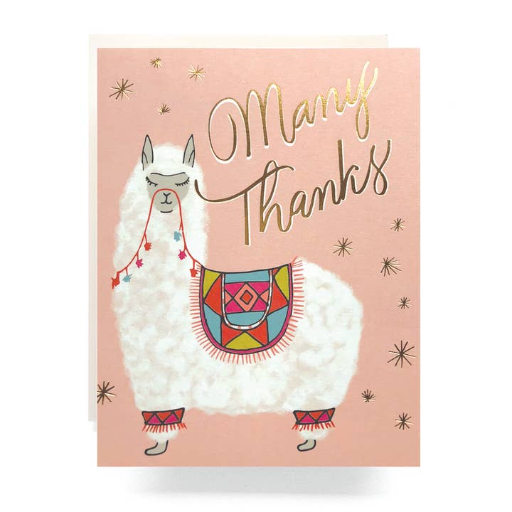 Alpaca tack hälsningskort för wholesale av Antiquaria