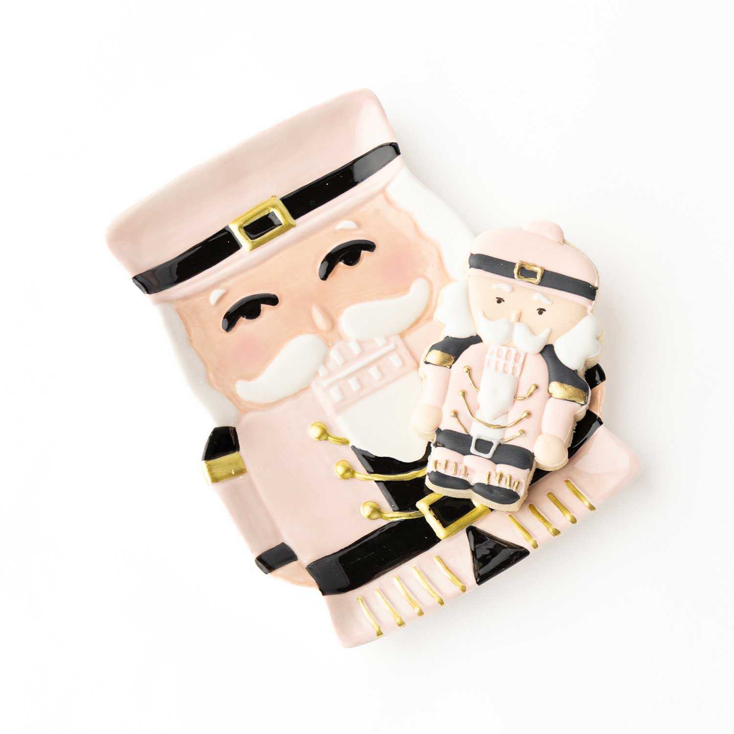 8 Oak Lane - Wholesale Decorative Plate/Dish/Bowl - Pink Nutcracker Dessert Plate1