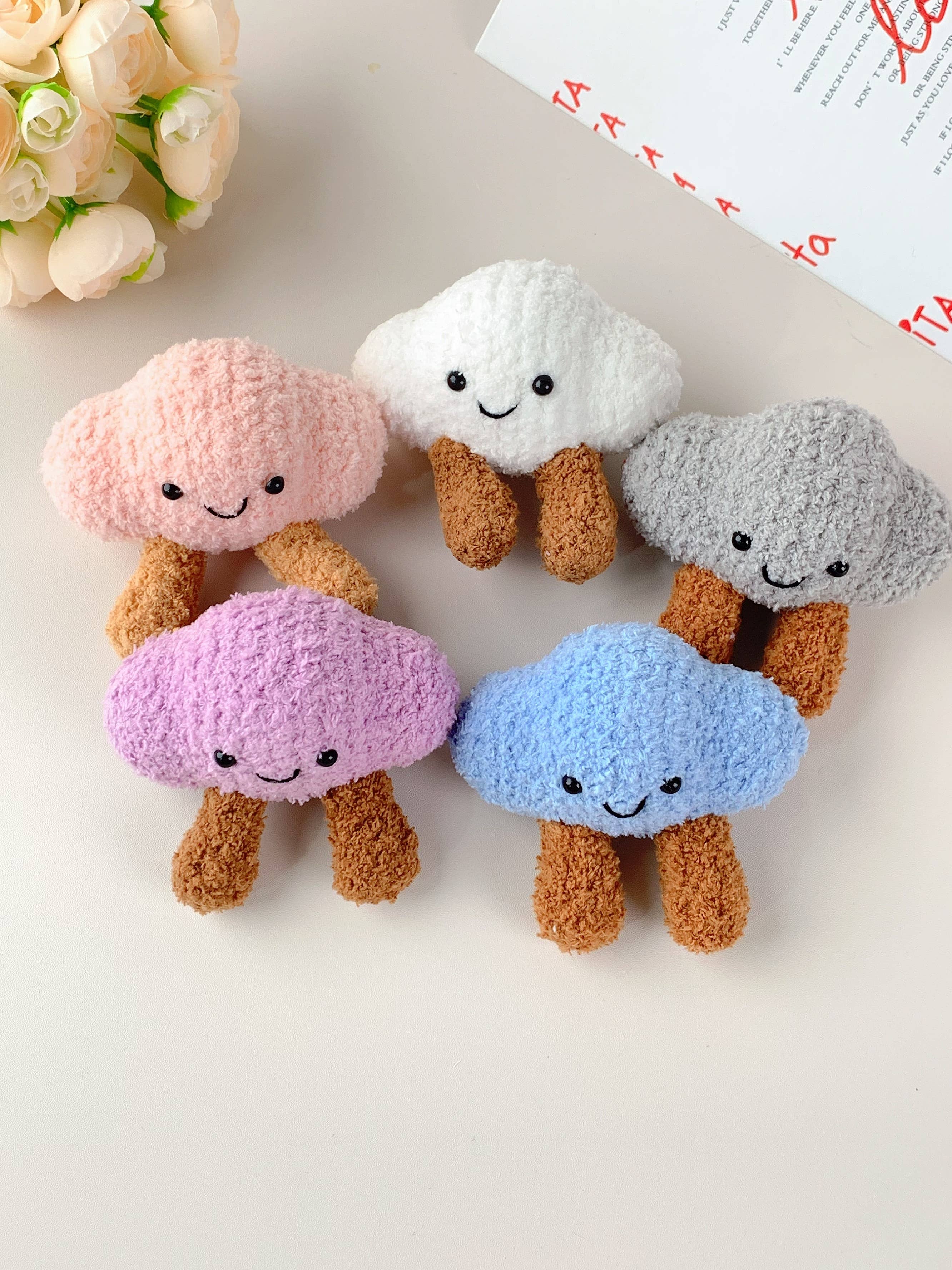 Lilyrosy（Duty free) - Wholesale Doll - Kids - Crochet Jellycat-Inspired Plushies -Sun, Cloud, Moon11