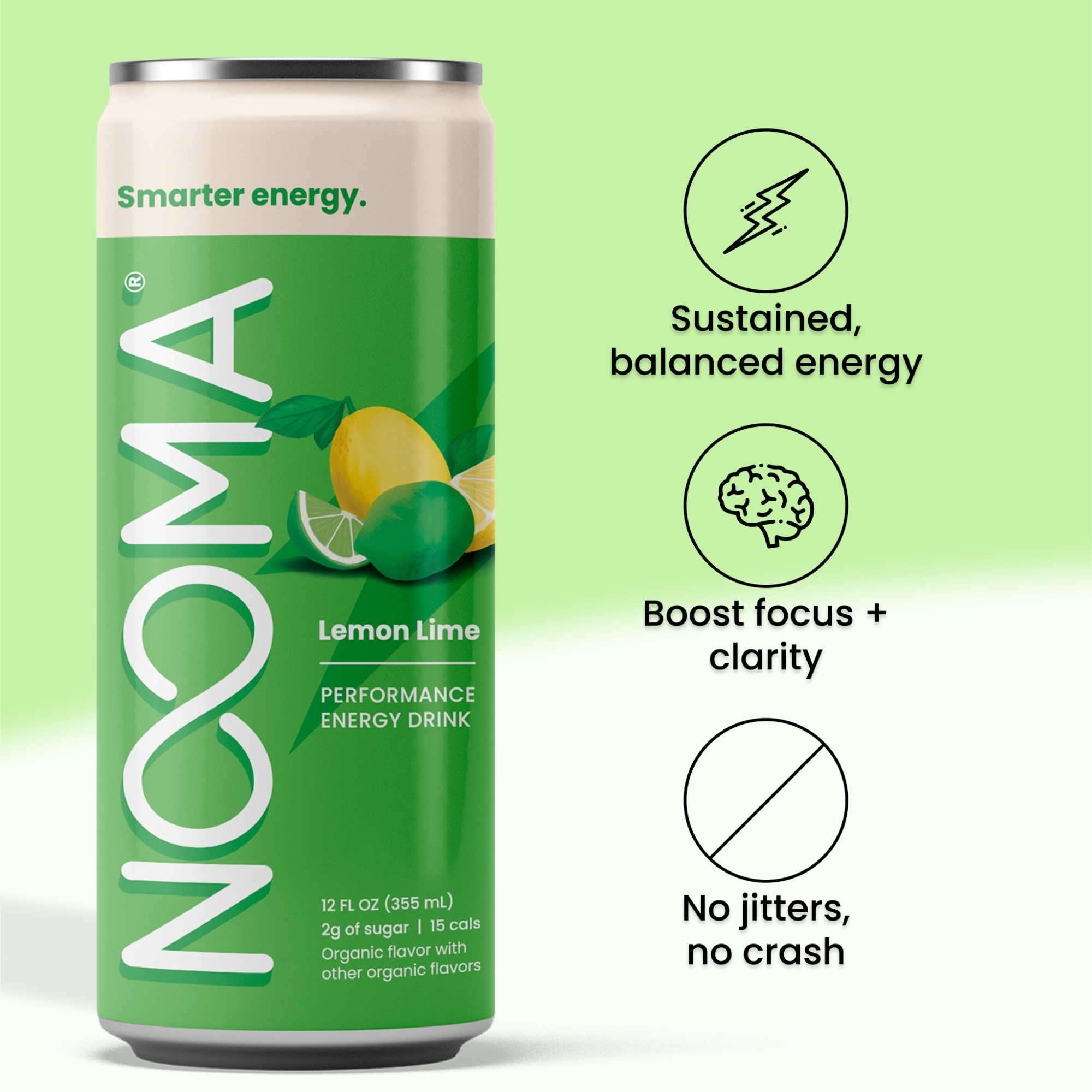 NOOMA - Wholesale Sports/Energy Drink - Performance Energy Drinks - Lemon Lime (12-Pack)4