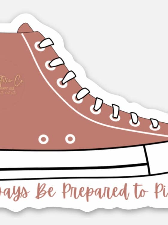 Always Be Prepared To Pivot | Vinyl Sticker for wholesale by Sayith Atelier Co