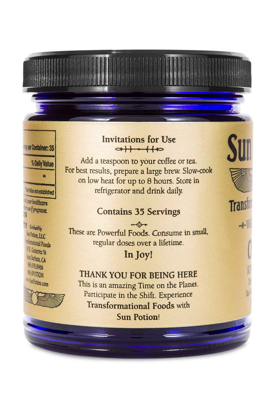 Sun Potion - Wholesale Protein/Superfood Powder - Chaga Mushroom Powder (Wildcrafted)3