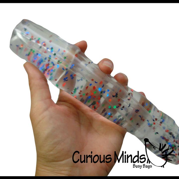 1 giocattolo gigante Snake Stress a tubo pieno d'acqua da 9,5 pollici, colore: Squi per la vendita all'ingrosso da parte di Curious Minds Toys
