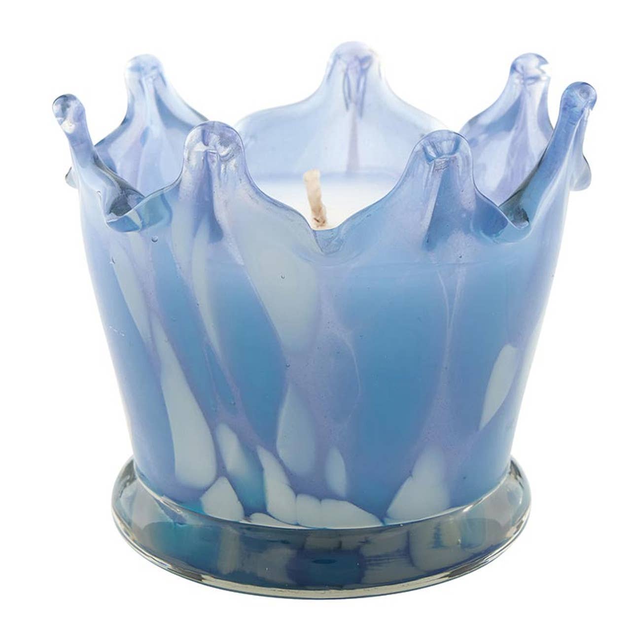 Angle - Wholesale Novelty Candle - Blue Crown Candle0