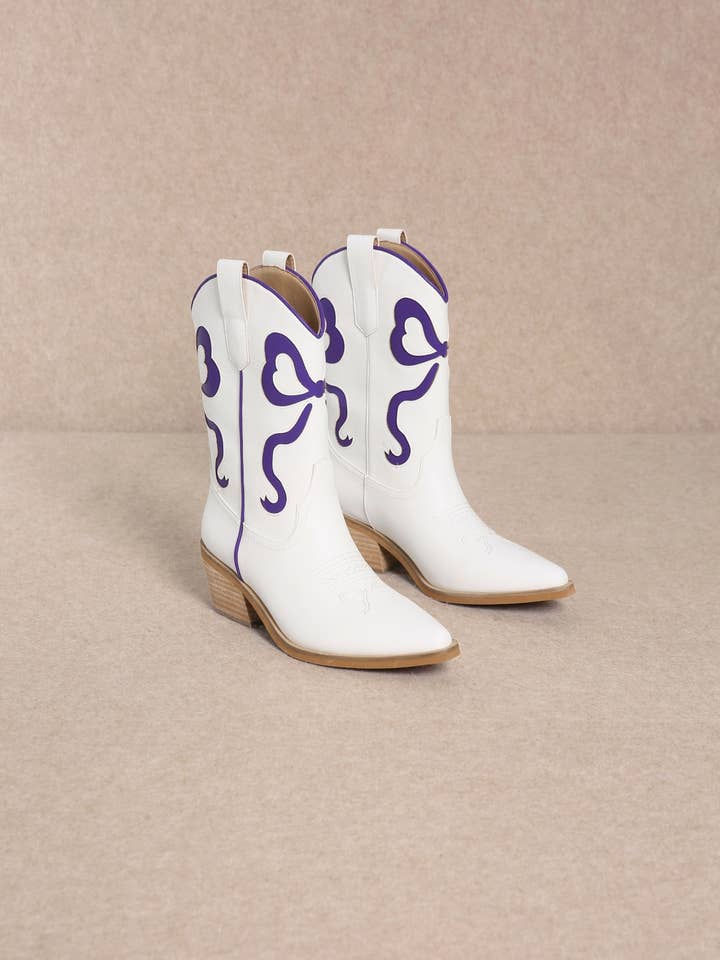 MIRIAM RIBBON CUT OUT DESIGN COQUETTE BOOTIES for wholesale by CCOCCI