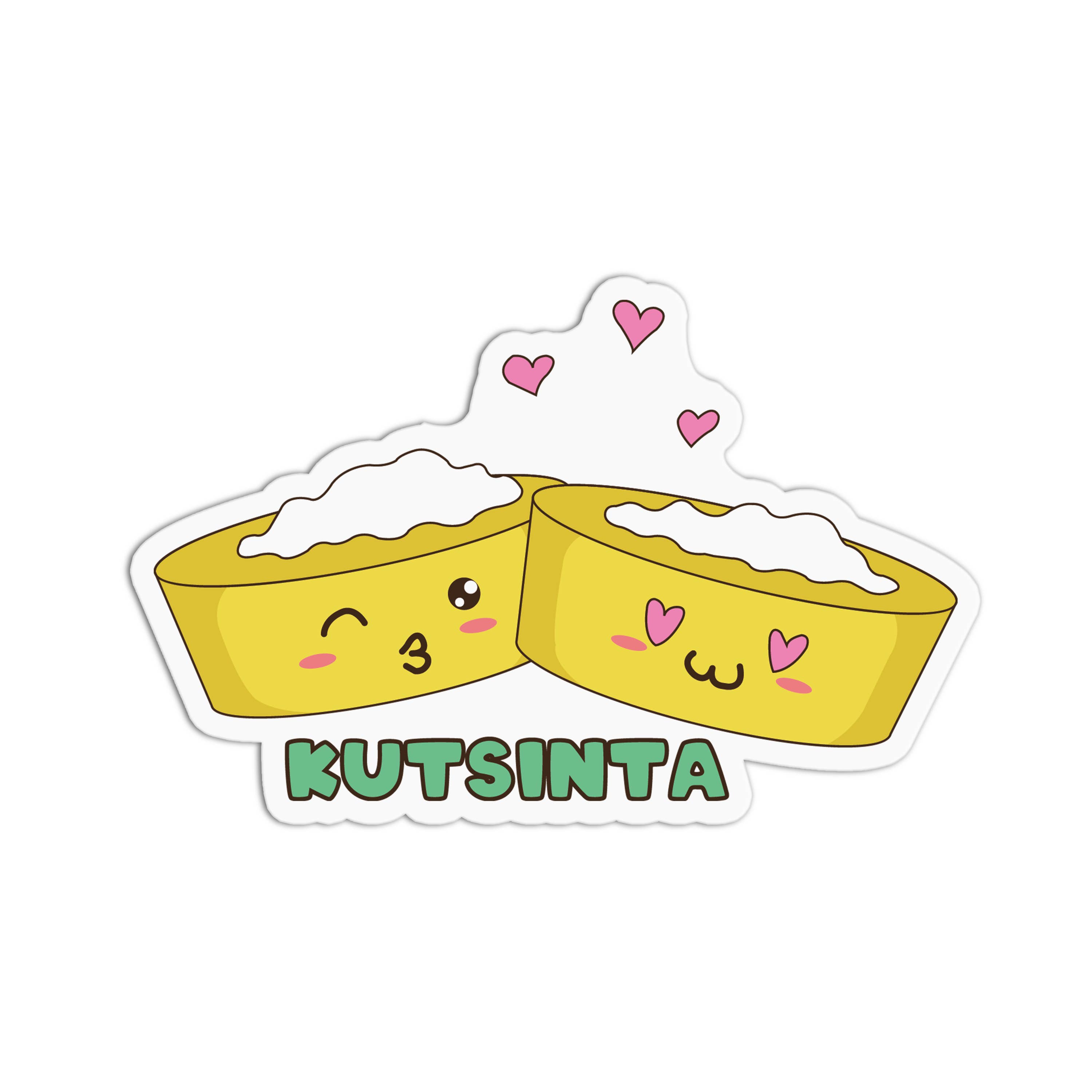 Girls Printing House - Wholesale Sticker - Pinoy Kakanin Kutsinta Vinyl Waterproof Stickers