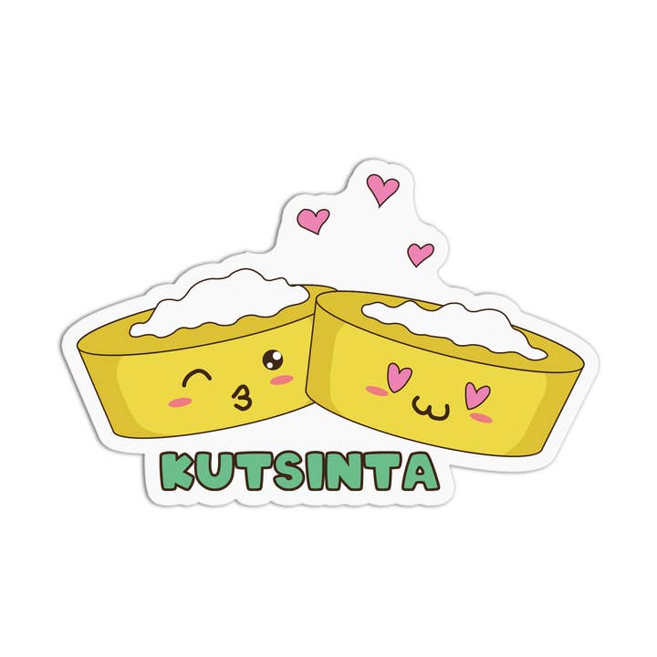 Girls Printing House - Wholesale Sticker - Pinoy Kakanin Kutsinta Vinyl Waterproof Stickers0