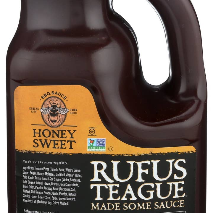 Everyday Supply Co - Wholesale BBQ Sauce - RUFUS TEAGUE SAUCE BBQ HONEY SWEET - Case of 40