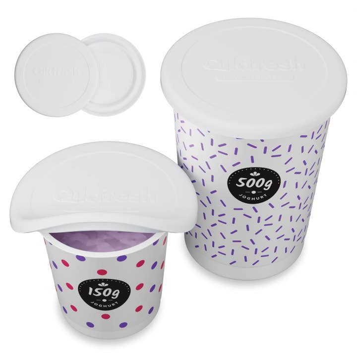 Qikfresh - Wholesale Food Storage Container - Reusable freshness lid for yogurt cups9