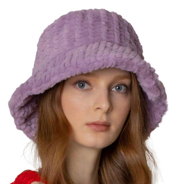 Fuzzy Bucket Hat aus Kunstfell für den Großhandel von Shopping2help